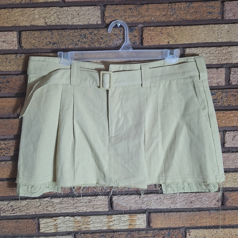 NWT Lioness Tan Medium Mini Skirt